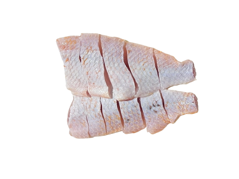 ปลาทับทิมสดแล่ฟิลเล่หั่นชิ้น